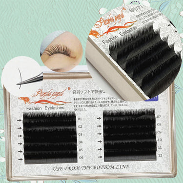 Single Grafted False Eyelashes 0.20 Light Feather Air Flat Hair Grafting